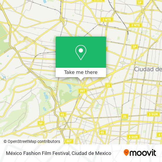 México Fashion Film Festival map