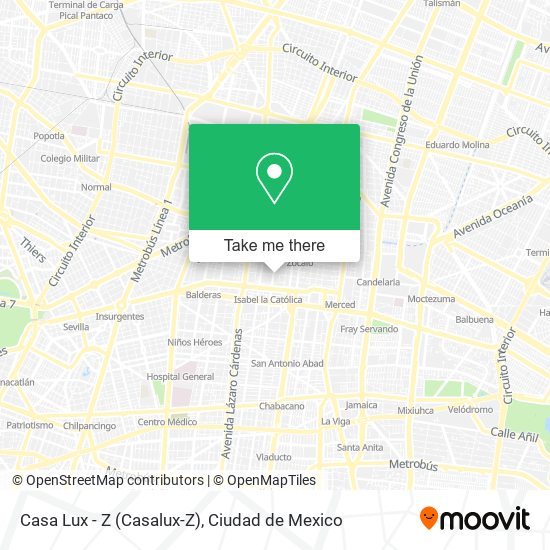 Mapa de Casa Lux - Z (Casalux-Z)