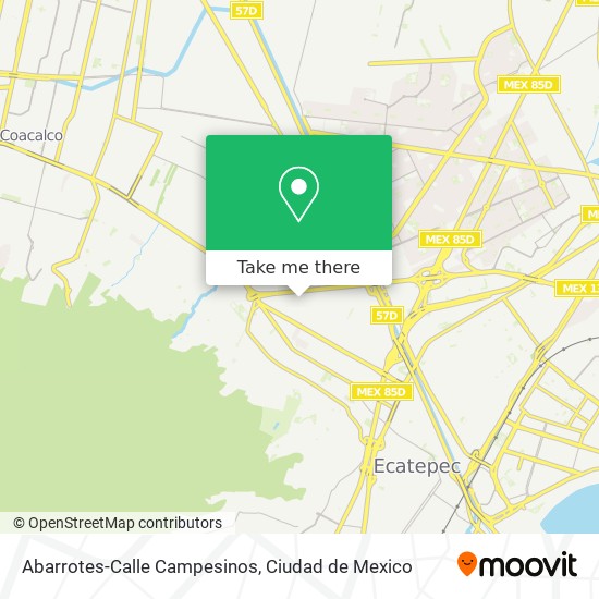 Abarrotes-Calle Campesinos map