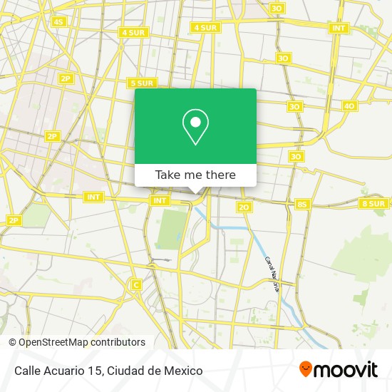 Mapa de Calle Acuario 15