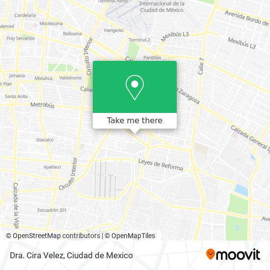 Dra. Cira Velez map