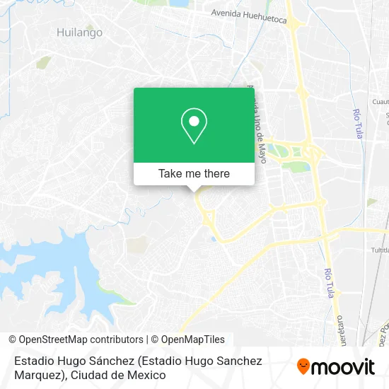 Mapa de Estadio Hugo Sánchez (Estadio Hugo Sanchez Marquez)