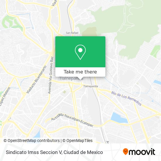 Mapa de Sindicato Imss Seccion V