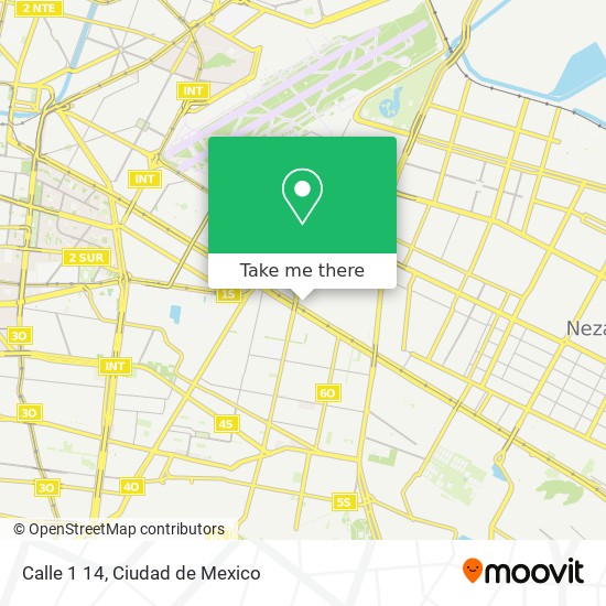 Calle 1 14 map