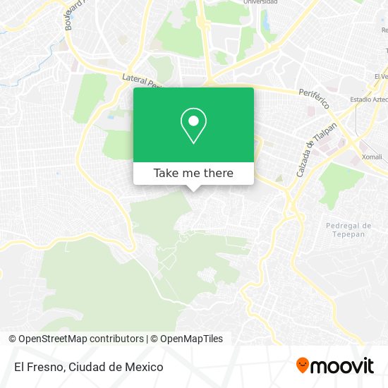 Mapa de El Fresno