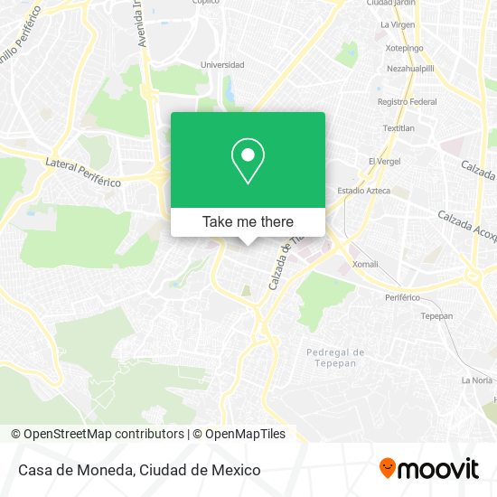 Casa de Moneda map