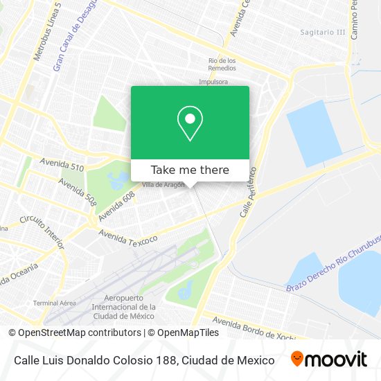 Mapa de Calle Luis Donaldo Colosio 188