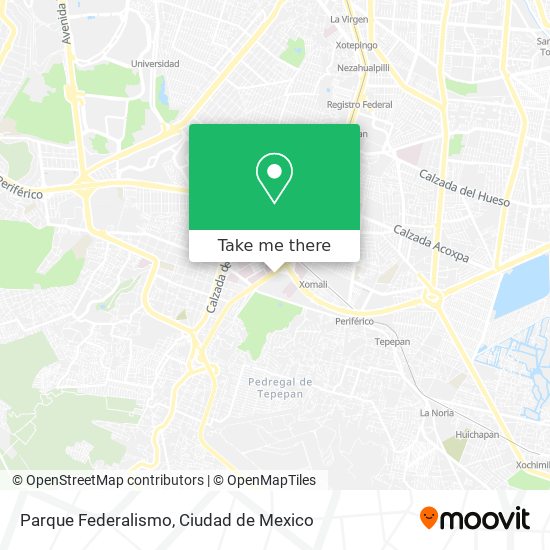 Mapa de Parque Federalismo