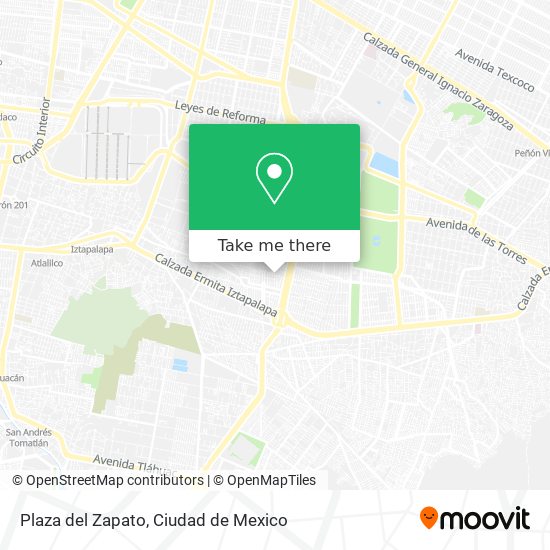 Plaza del Zapato map