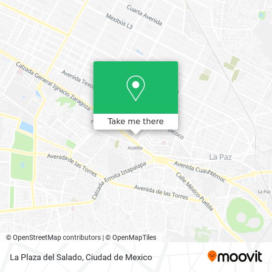 Mapa de La Plaza del Salado