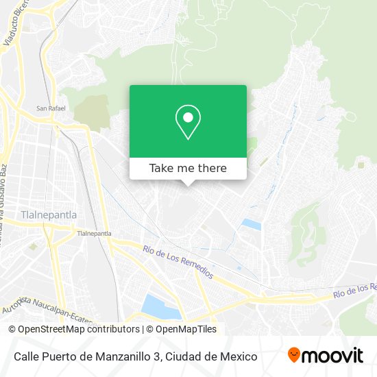 Mapa de Calle Puerto de Manzanillo 3