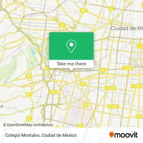 Colegio Montalvo map