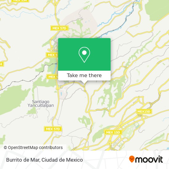 Mapa de Burrito de Mar