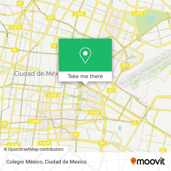 Mapa de Colegio México