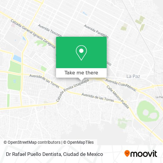 Dr Rafael Puello Dentista map