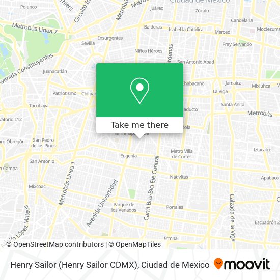 Henry Sailor (Henry Sailor CDMX) map