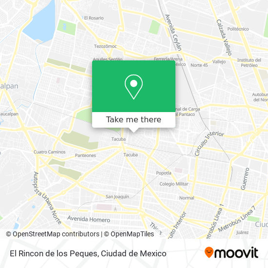 El Rincon de los Peques map