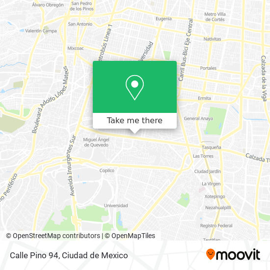 Calle Pino 94 map