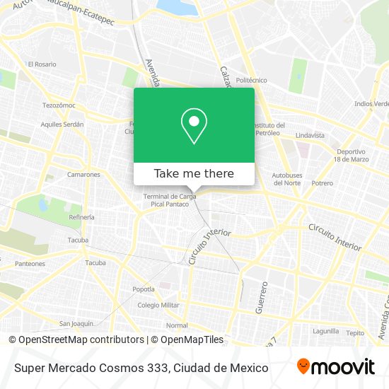 Super Mercado Cosmos 333 map