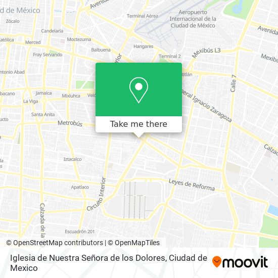 Iglesia de Nuestra Señora de los Dolores map