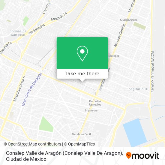Conalep Valle de Aragón (Conalep Valle De Aragon) map