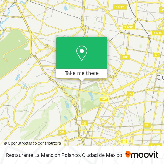 Restaurante La Mancion Polanco map
