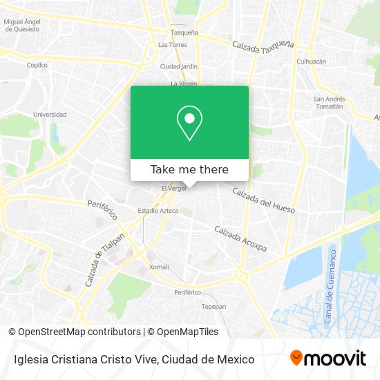 Mapa de Iglesia Cristiana Cristo Vive