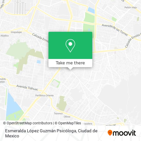 Mapa de Esmeralda López Guzmán Psicóloga