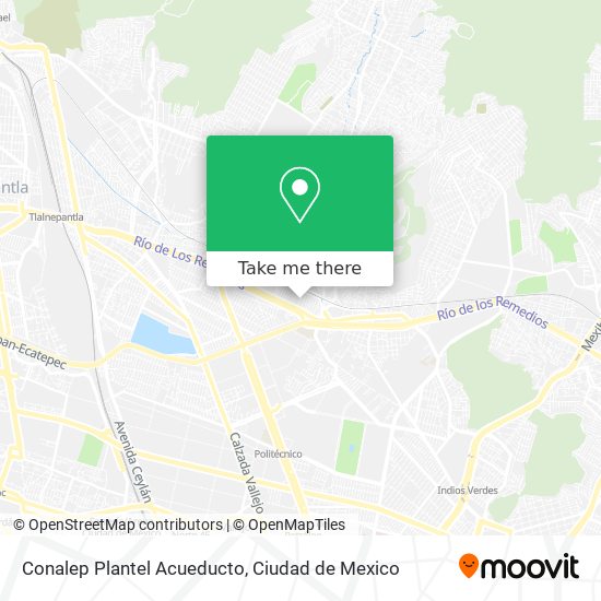 Mapa de Conalep Plantel Acueducto