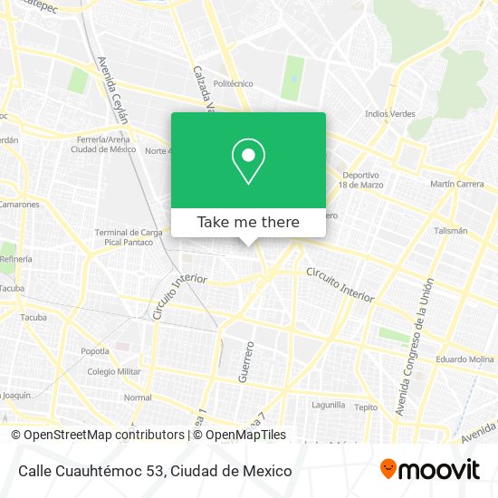 Calle Cuauhtémoc 53 map