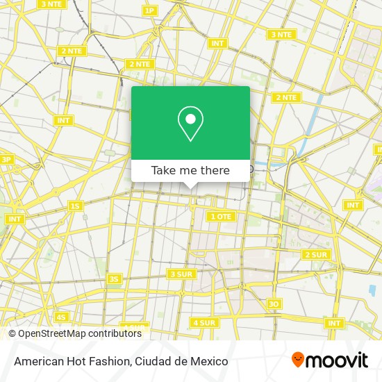 Mapa de American Hot Fashion