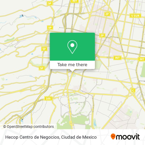 Hecop Centro de Negocios map