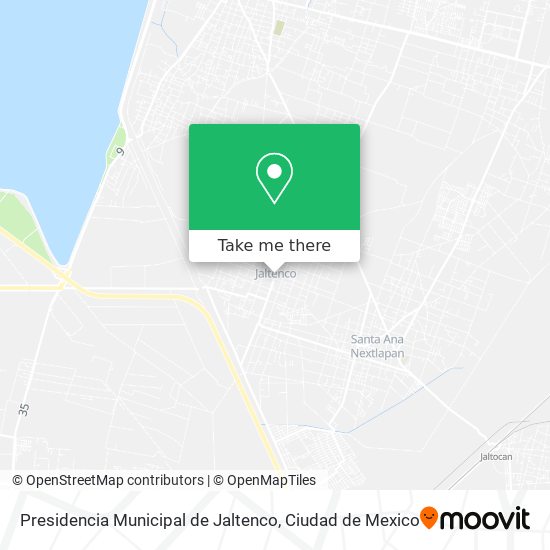 Mapa de Presidencia Municipal de Jaltenco