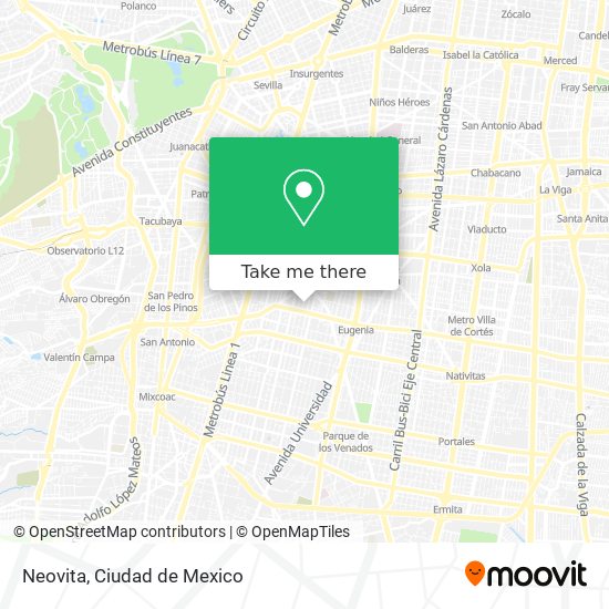 Mapa de Neovita