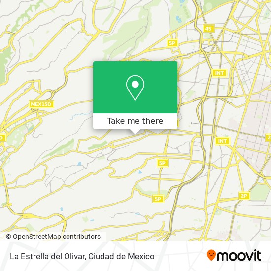 La Estrella del Olivar map