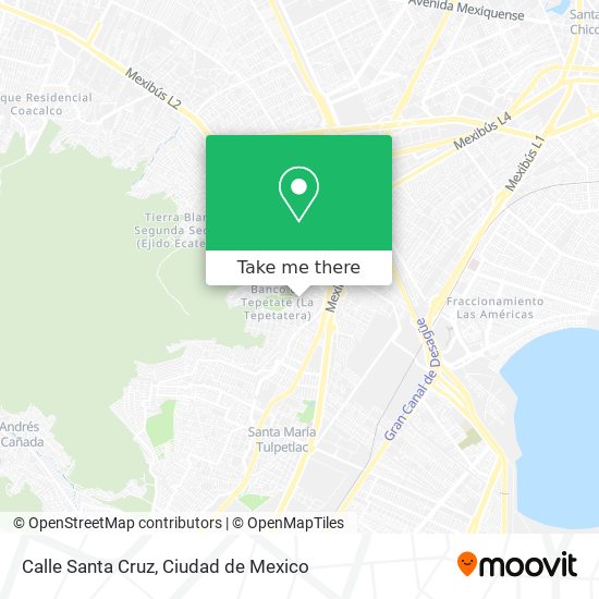 Mapa de Calle Santa Cruz