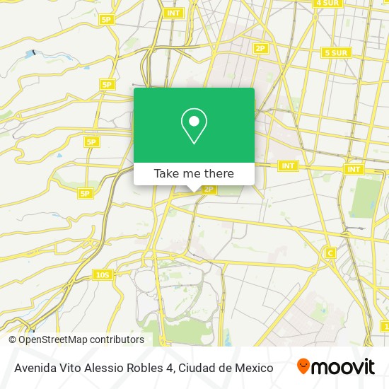 Avenida Vito Alessio Robles 4 map