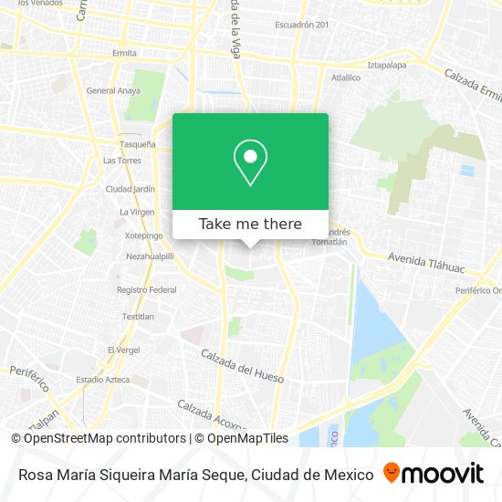 Rosa María Siqueira María Seque map