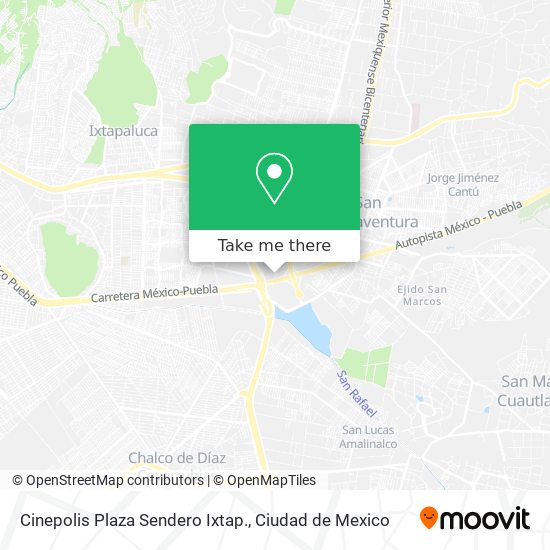 Cinepolis Plaza Sendero Ixtap. map