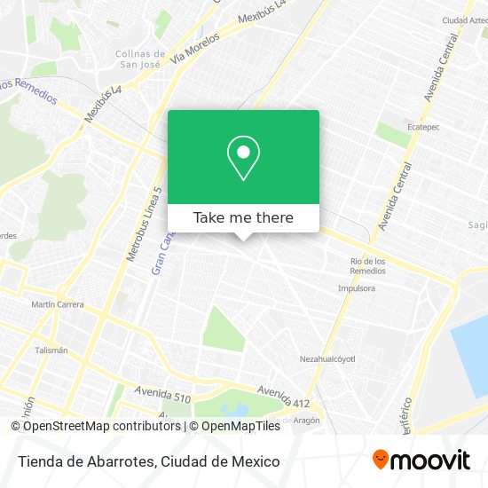 Tienda de Abarrotes map