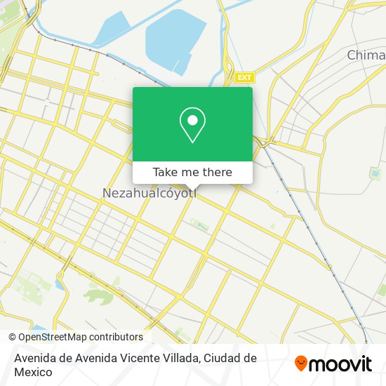 Mapa de Avenida de Avenida Vicente Villada