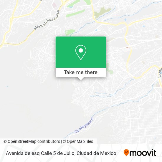 Avenida de esq Calle 5 de Julio map
