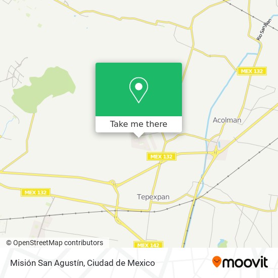 Misión San Agustín map