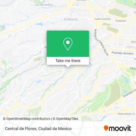 Central de Flores map