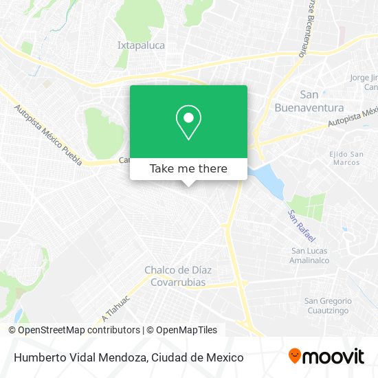 Mapa de Humberto Vidal Mendoza