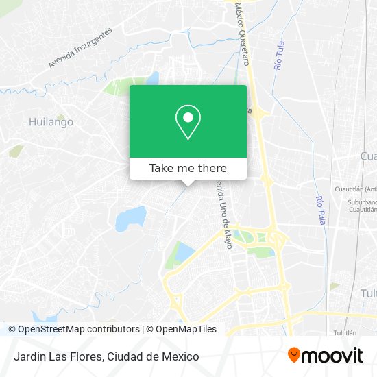 Jardin Las Flores map