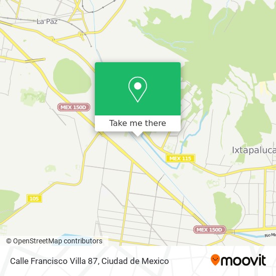 Calle Francisco Villa 87 map