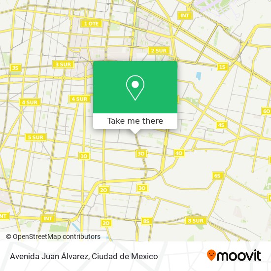 Mapa de Avenida Juan Álvarez