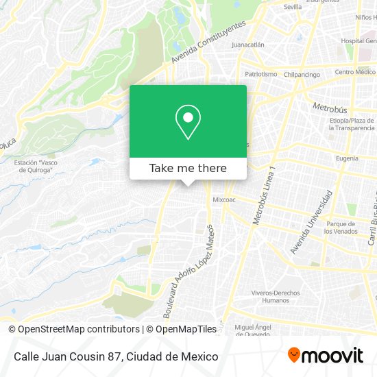 Calle Juan Cousin 87 map