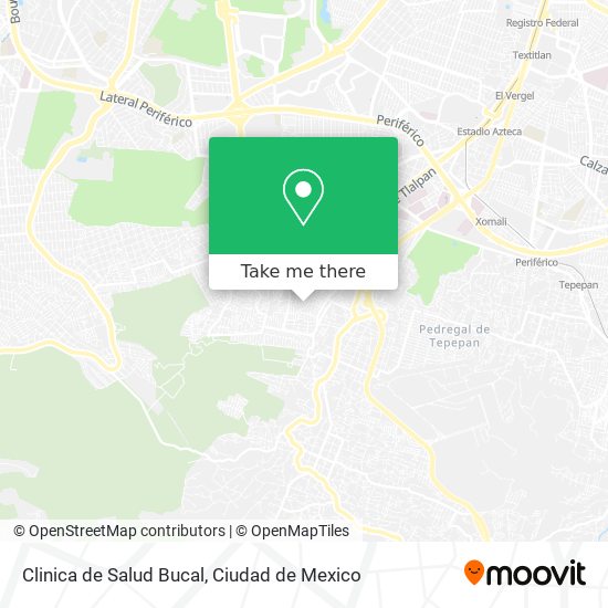 Clinica de Salud Bucal map
